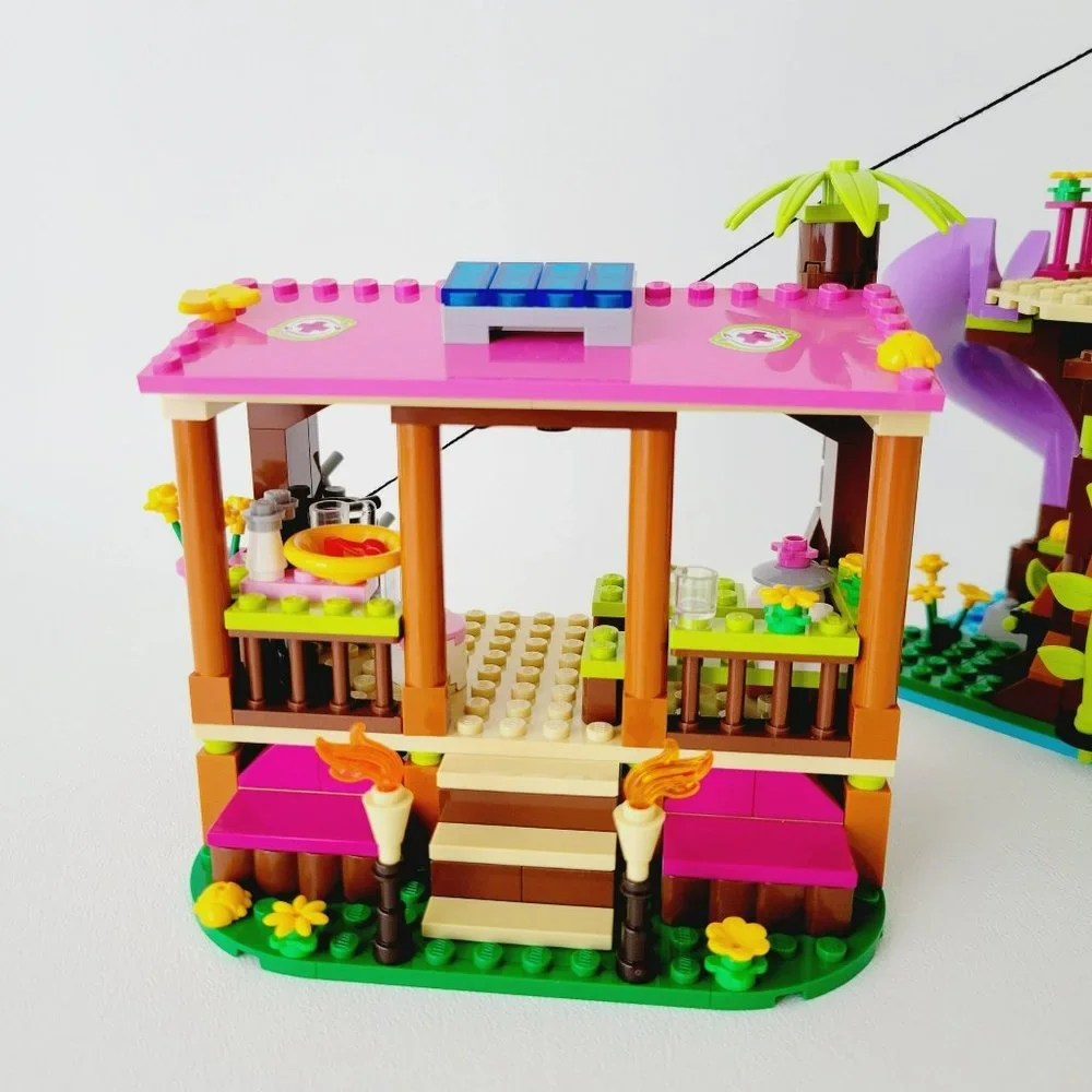 Lego Friends Jungle Rescue Base, NOT Assembled, Some Missing Pieces